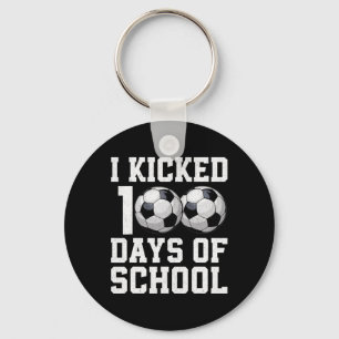 Ik Vierde 100 Dagen School Voetbal Sport Jongens K Sleutelhanger