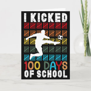Ik Vierde 100 Dagen Schoolvoetbal 100ste Dag Sport Kaart