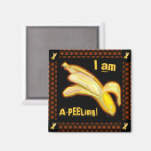 Ik vind BANANEN Ap-pelend Magneet (Voorkant / Achterkant)