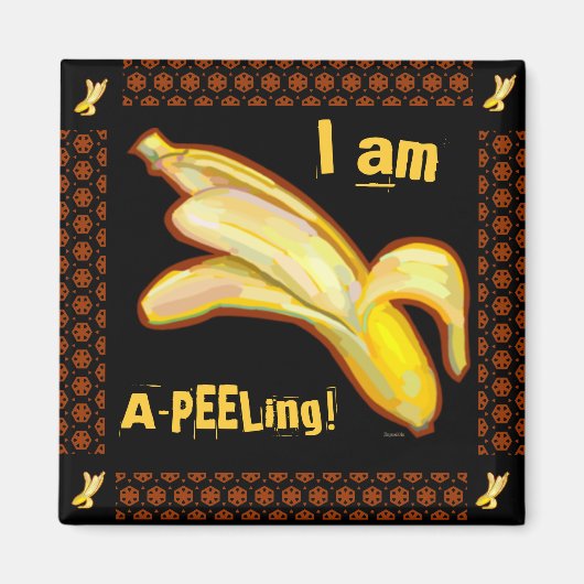 Ik vind BANANEN Ap-pelend Magneet (Voorkant)