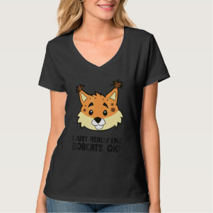 Ik vind bobcats echt leuk t-shirt