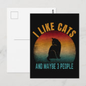 IK VIND CATEGORIE EN MISSCHIEN 3 MENSEN BRIEFKAART (Voorkant / Achterkant)