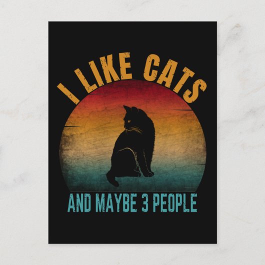 IK VIND CATEGORIE EN MISSCHIEN 3 MENSEN BRIEFKAART (Voorkant)