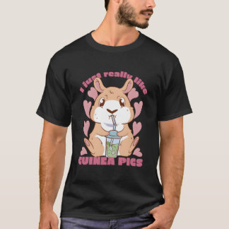 Ik vind cavia's en cavia echt leuk t-shirt