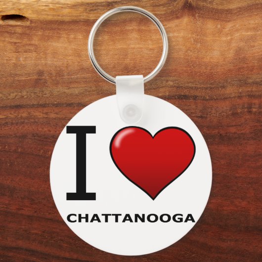 IK VIND CHATTANOGA, TN - TENNESSEE SLEUTELHANGER (Voorkant)