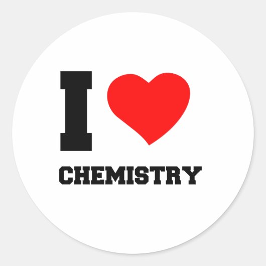IK VIND CHEMISTERIE RONDE STICKER (Voorkant)