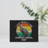 Ik vind Cornish Rexen gewoon echt leuk, OK? Briefkaart (Staand voorkant)