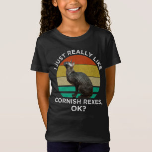 Ik vind Cornish Rexen gewoon echt leuk, OK? T-shirt