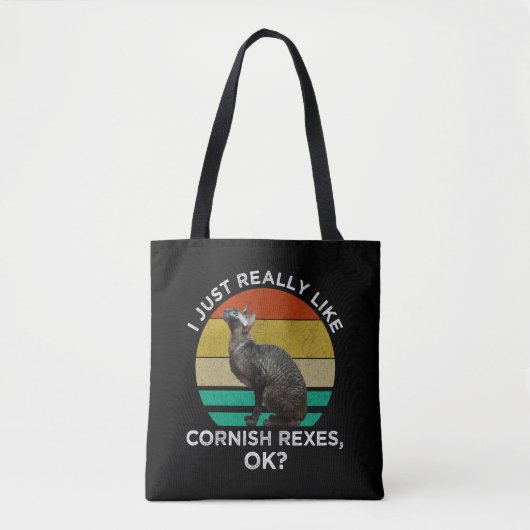 Ik vind Cornish Rexen gewoon echt leuk, OK? Tote Bag (Voorkant)