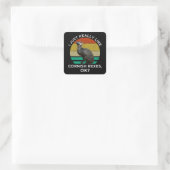 Ik vind Cornish Rexen gewoon echt leuk, OK? Vierkante Sticker (Tas)
