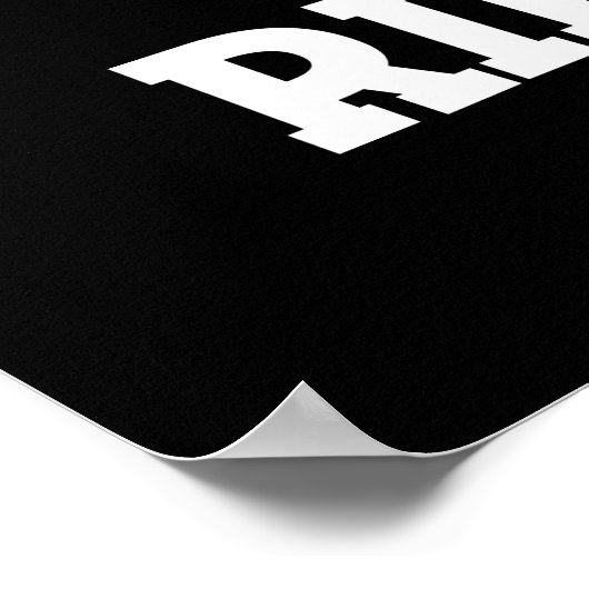 Ik vind dat je grappige kikker pun Dark BG Poster (Hoek)