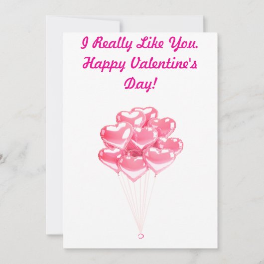 Ik vind de Kaart van je Valentijns leuk (Voorkant)