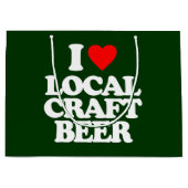IK VIND DE LOKALE KRAFT BEER LARGE CADEAUTASJE (Voorkant)