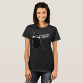 Ik vind deze humerus kat woordspel grap bot t-shirt (Voorkant volledig)