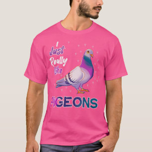 Ik vind duiven gewoon echt leuk t-shirt
