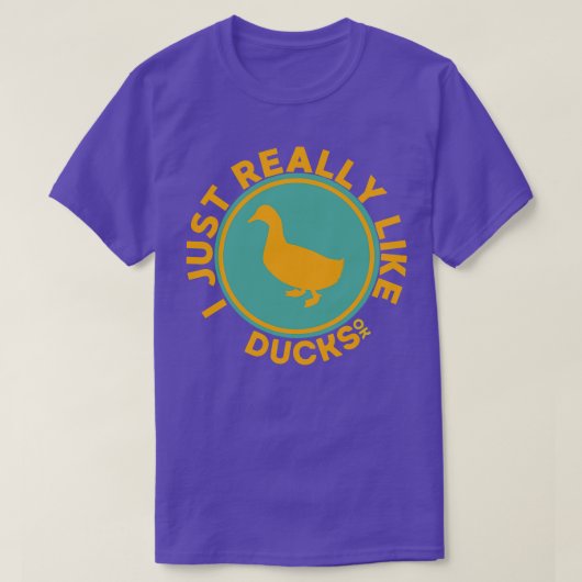 Ik vind eenden gewoon echt leuk oké t-shirt (Design voorkant)