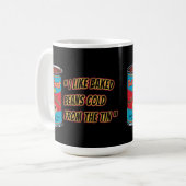 Ik vind gebakken bonen koud uit het blik leuk koffiemok (Voorkant links)