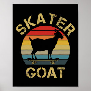 Ik vind geit skateboard skater geit skaten geiten poster