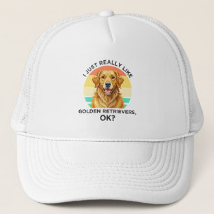 Ik vind Golden Retrievers echt leuk, oké? Trucker Pet