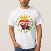 IK VIND GRATIS HART EN KROGEN T-SHIRT (Voorkant)