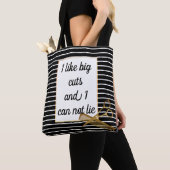 Ik vind grote knipbeurten haarstylist cadeau grapp tote bag (Dichtbij)