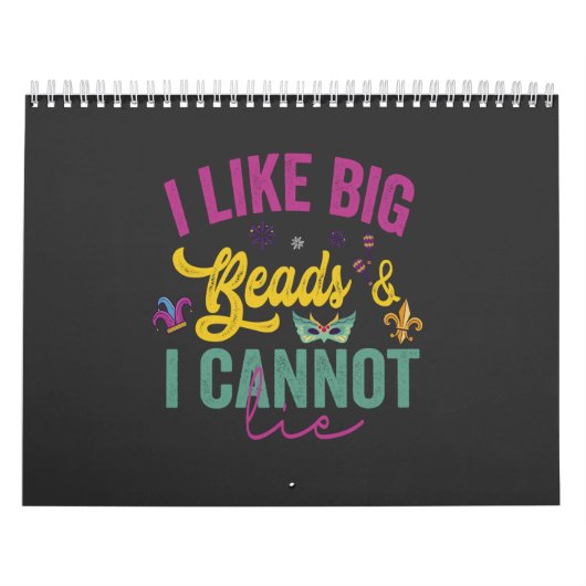 Ik vind grote kralen leuk & ik kan niet liegen Fun Kalender (Hoes)