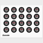 Ik vind haar peppermint Snoepjes grappige paren Ch Ronde Sticker (Vel)