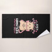 Ik vind Hamsters echt leuk. Badhanddoek (Badhanddoek)