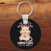 Ik vind Hamsters echt leuk Sleutelhanger (Voorkant)
