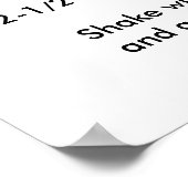 IK VIND HET DIRTY. 18x24 Dirty Martini Cocktail Poster (Hoek)