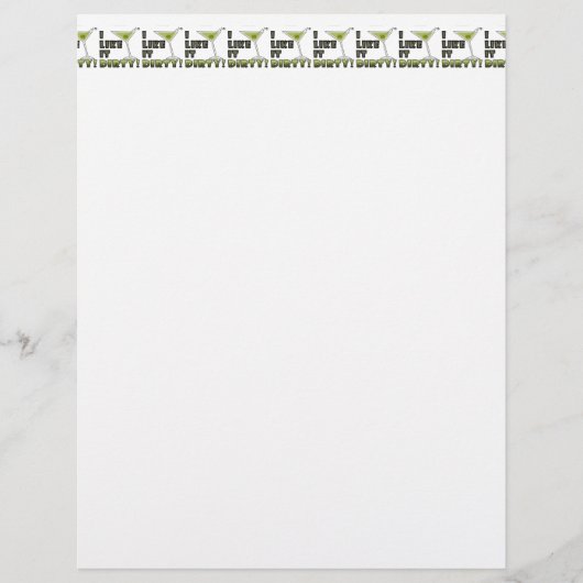 IK VIND HET DIRTY. Dirty Martini Cocktail Humor (Voorkant)