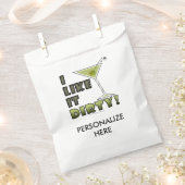 IK VIND HET DIRTY. Dirty Martini Cocktail Humor Bedankzakje (Geknipt)