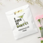 IK VIND HET DIRTY. Dirty Martini Cocktail Humor Bedankzakje (Gezegeld)