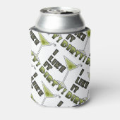 IK VIND HET DIRTY. Dirty Martini Cocktail Humor Blikjeskoeler (Blikje Achterkant)