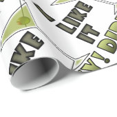 IK VIND HET DIRTY. Dirty Martini Cocktail Humor Cadeaupapier (Rol Hoek)