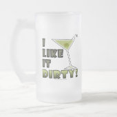 IK VIND HET DIRTY. Dirty Martini Cocktail Humor Matglas Bierpul (Links)