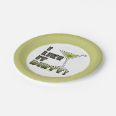 IK VIND HET DIRTY. Dirty Martini Cocktail Humor Papieren Bordje (Gekanteld)