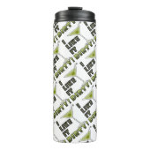 IK VIND HET DIRTY. Dirty Martini Cocktail Humor Thermosbeker (Voorkant)