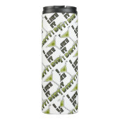 IK VIND HET DIRTY. Dirty Martini Cocktail Humor Thermosbeker (Achterkant)