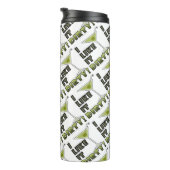 IK VIND HET DIRTY. Dirty Martini Cocktail Humor Thermosbeker (Geroteerd rechts)