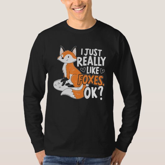 Ik vind het echt leuk dat de rode fox Vixen er is. T-shirt (Voorkant)
