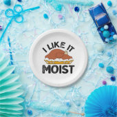 Ik vind het een vochtige Thanksgiving Papieren Bordje (Feest)