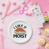 Ik vind het een vochtige Thanksgiving Papieren Bordje (Feest)