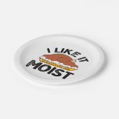 Ik vind het een vochtige Thanksgiving Papieren Bordje (Gekanteld)