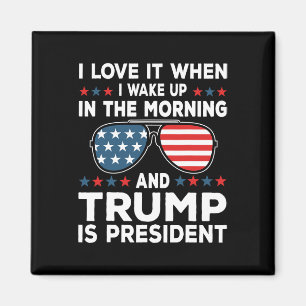 Ik vind het geweldig als Trump de inauguratie van  Magneet