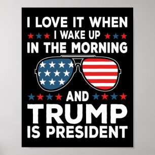 Ik vind het geweldig als Trump de inauguratie van  Poster