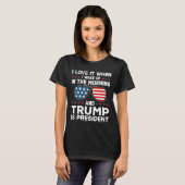 Ik vind het geweldig als Trump de inauguratie van  T-shirt (Voorkant volledig)