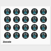 Ik vind het geweldig als we samen Mannen vrouwen c Ronde Sticker (Vel)