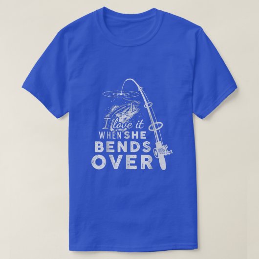 Ik vind het geweldig als ze over grappigheid Vist. T-shirt (Design voorkant)