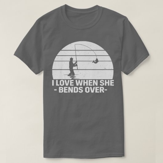 Ik vind het geweldig als ze zich buigt over Funny T-shirt (Design voorkant)